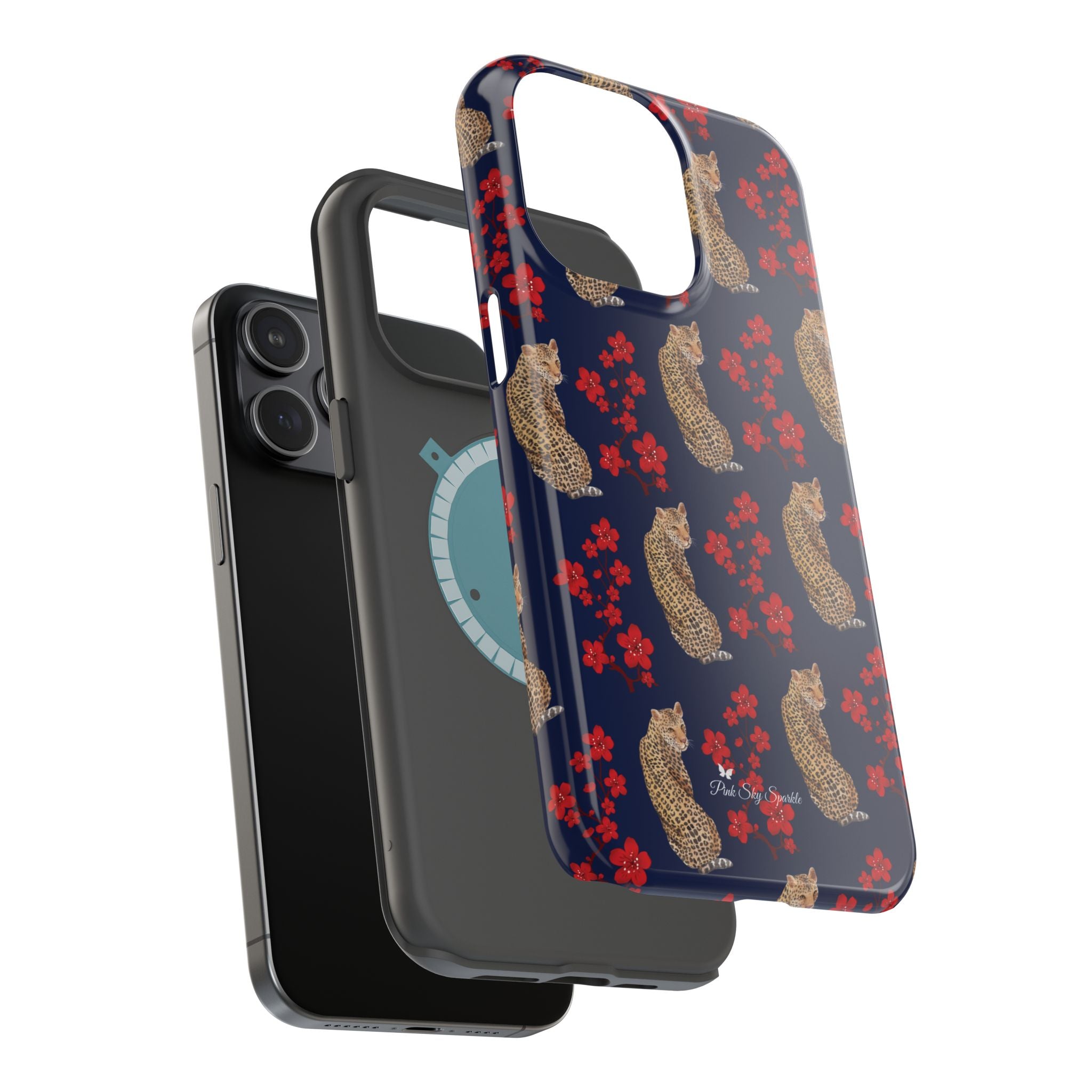 Funda magnética para iPhone Crimson Jungle