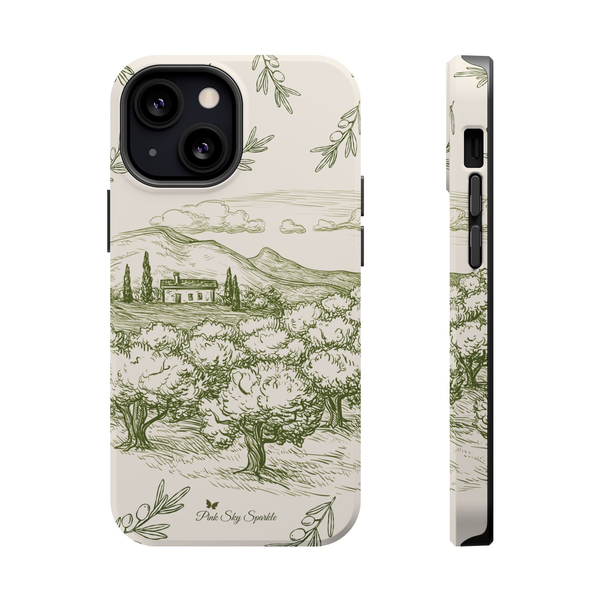 Olive Estate MagSafe-Compatible Magnetic iPhone Case