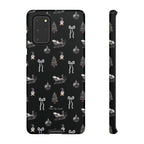 Sleigh in Grey Samsung Galaxy Phone Case – Chic Monochrome Christmas Edition