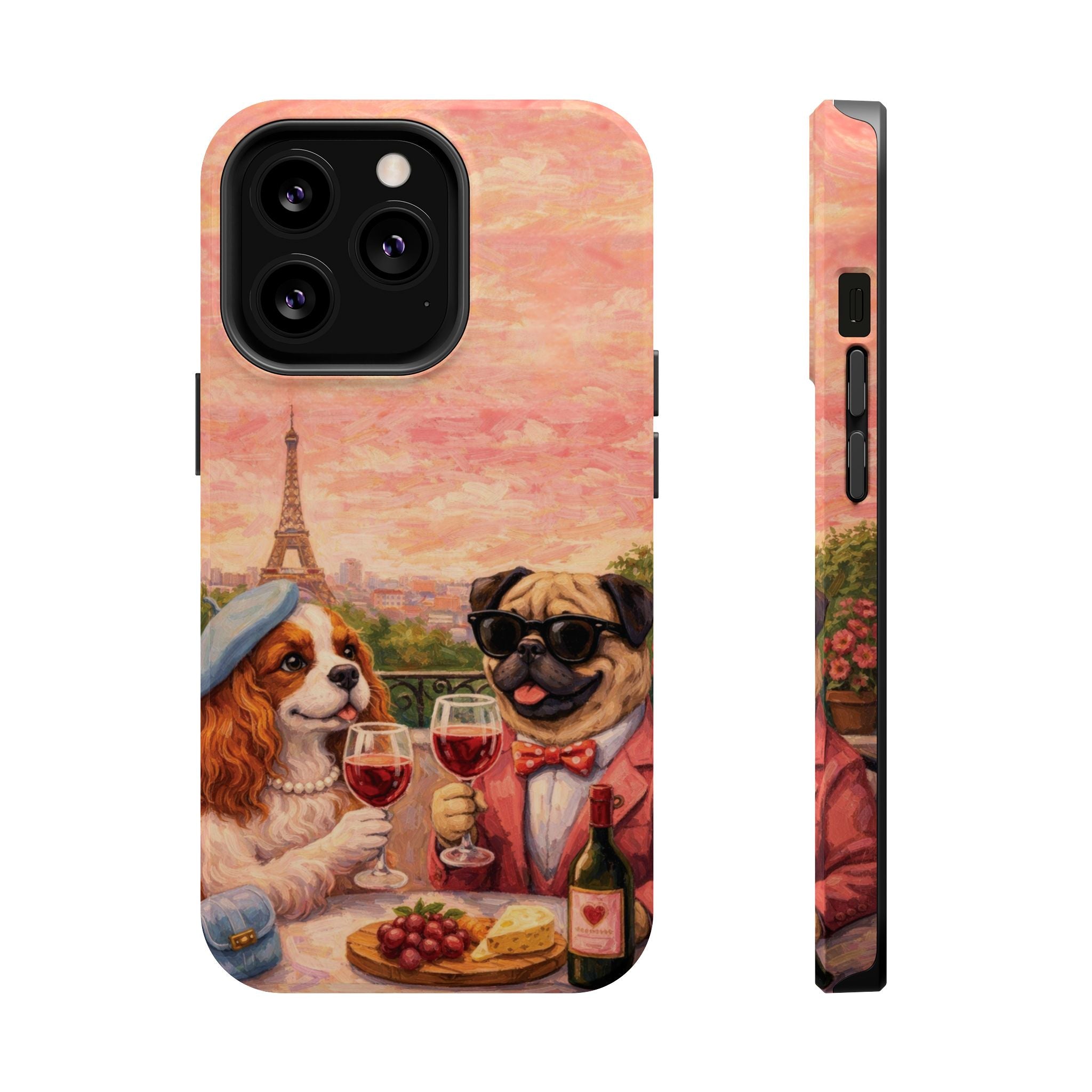 From Paris, With Love | Dogs & Wine Magnetic iPhone Case