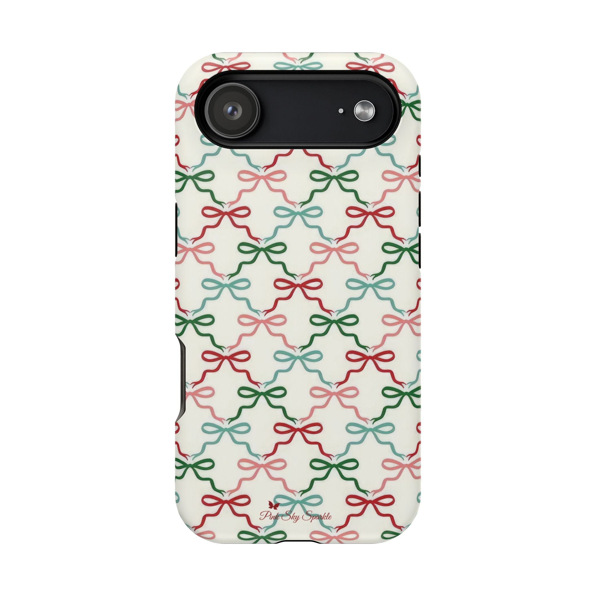 Festive Bows Magnetic iPhone Case