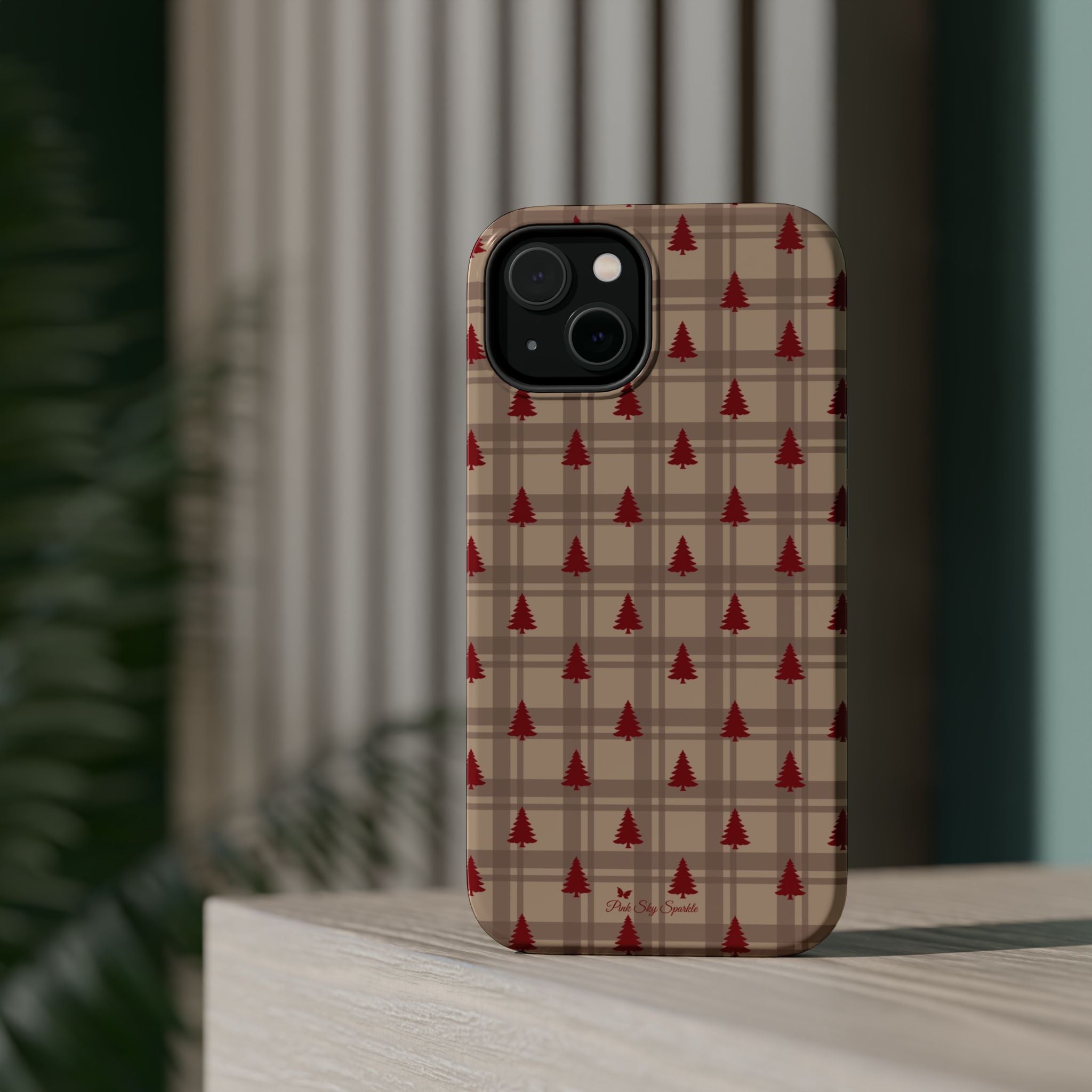 Crimson Pines Magnetic iPhone Case