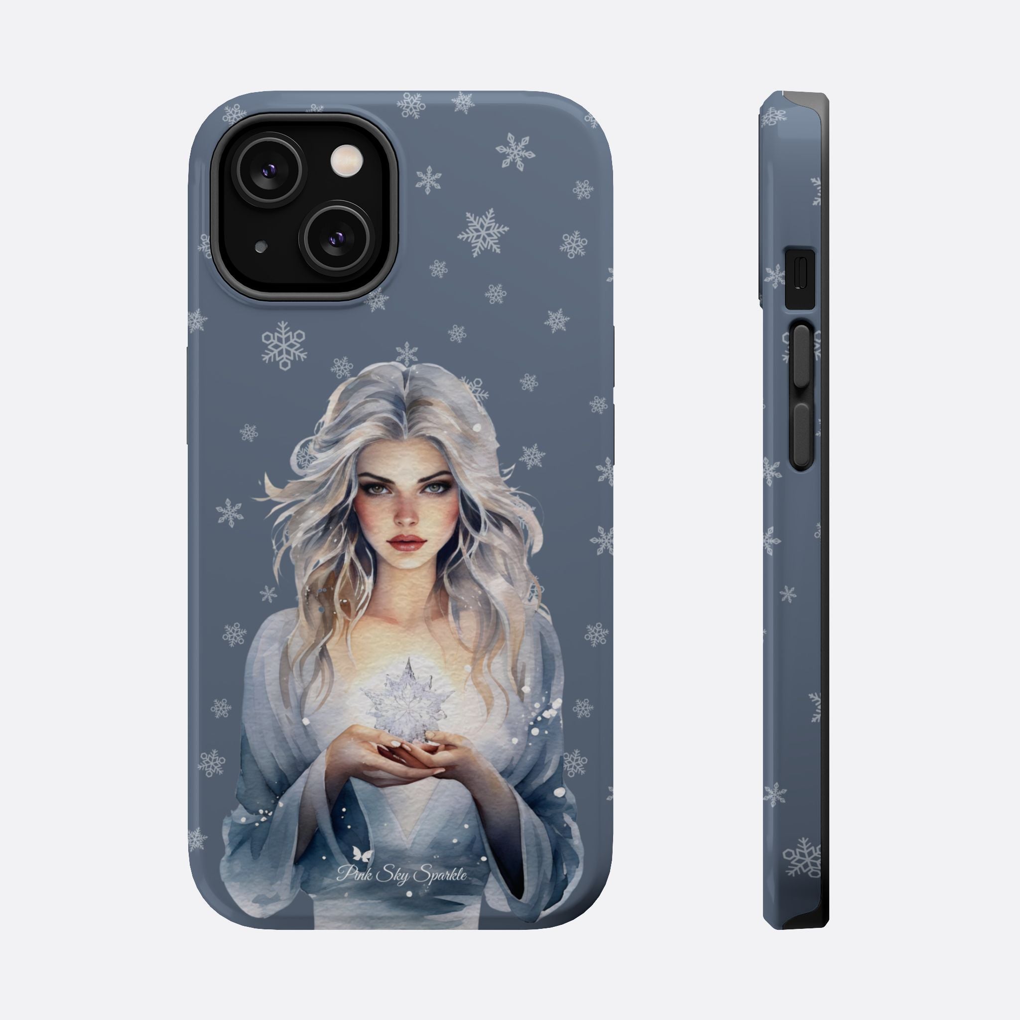 Coque magnétique pour iPhone Winter Witch