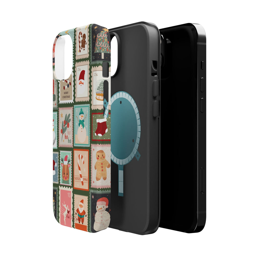 Santa’s Stamp Collection Magnetic iPhone Case