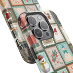 Santa’s Stamp Collection Magnetic iPhone Case