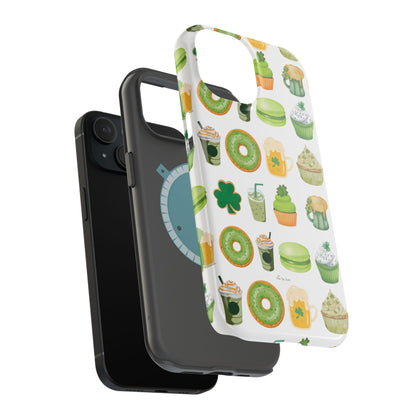 St. Patrick's Day Sips and Sweets Magnetic iPhone Case