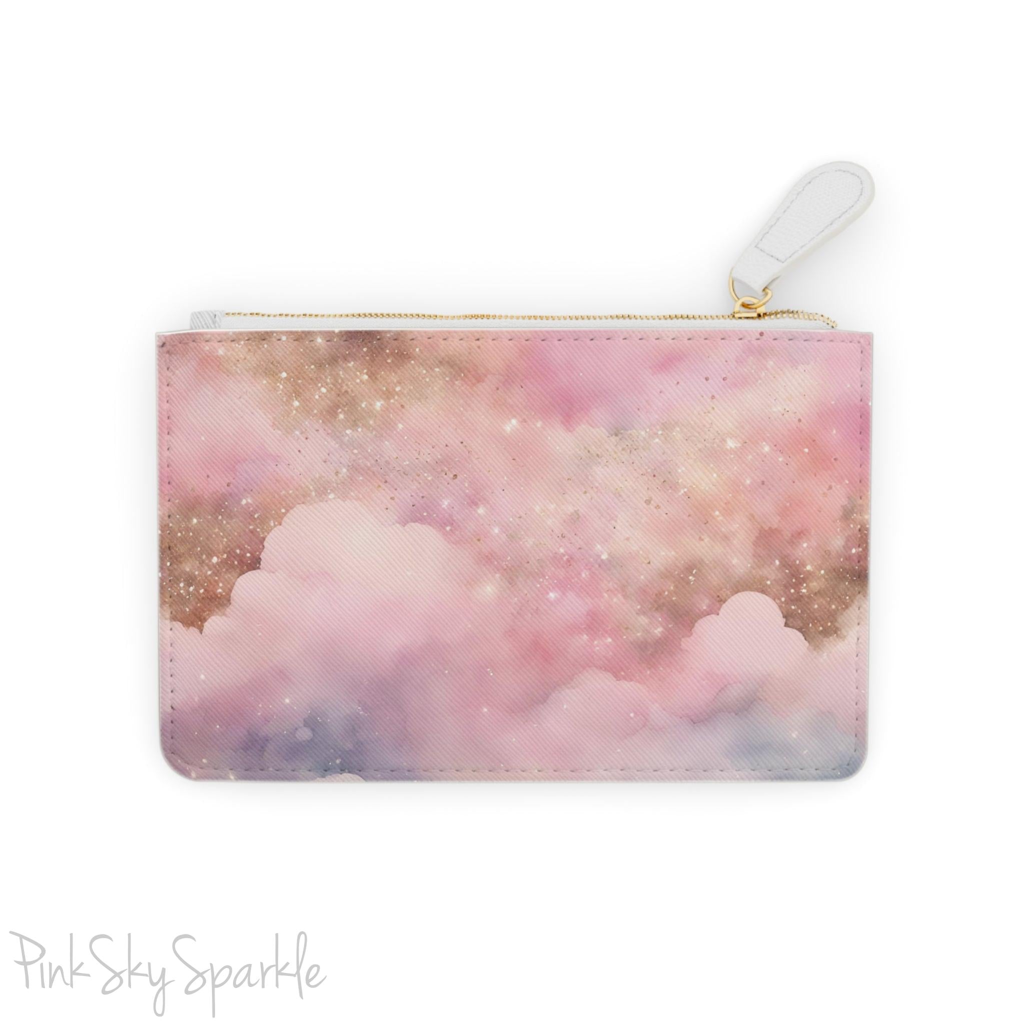 Pink Sky Magic Mini Clutch Bag