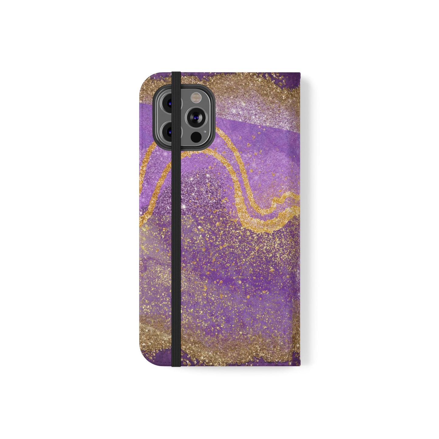 Amethyst Sparkle Wallet Flip Case-Phone Case-Printify-PINK SKY SPARKLE-Protective wallet flip case for smartphones with 360° protection, fold-over design, card slots, and stylish pattern options. Perfect for adding a fashionable touch while keeping your phone safe. Available in a variety of designs including bold, elegant, and chic styles.