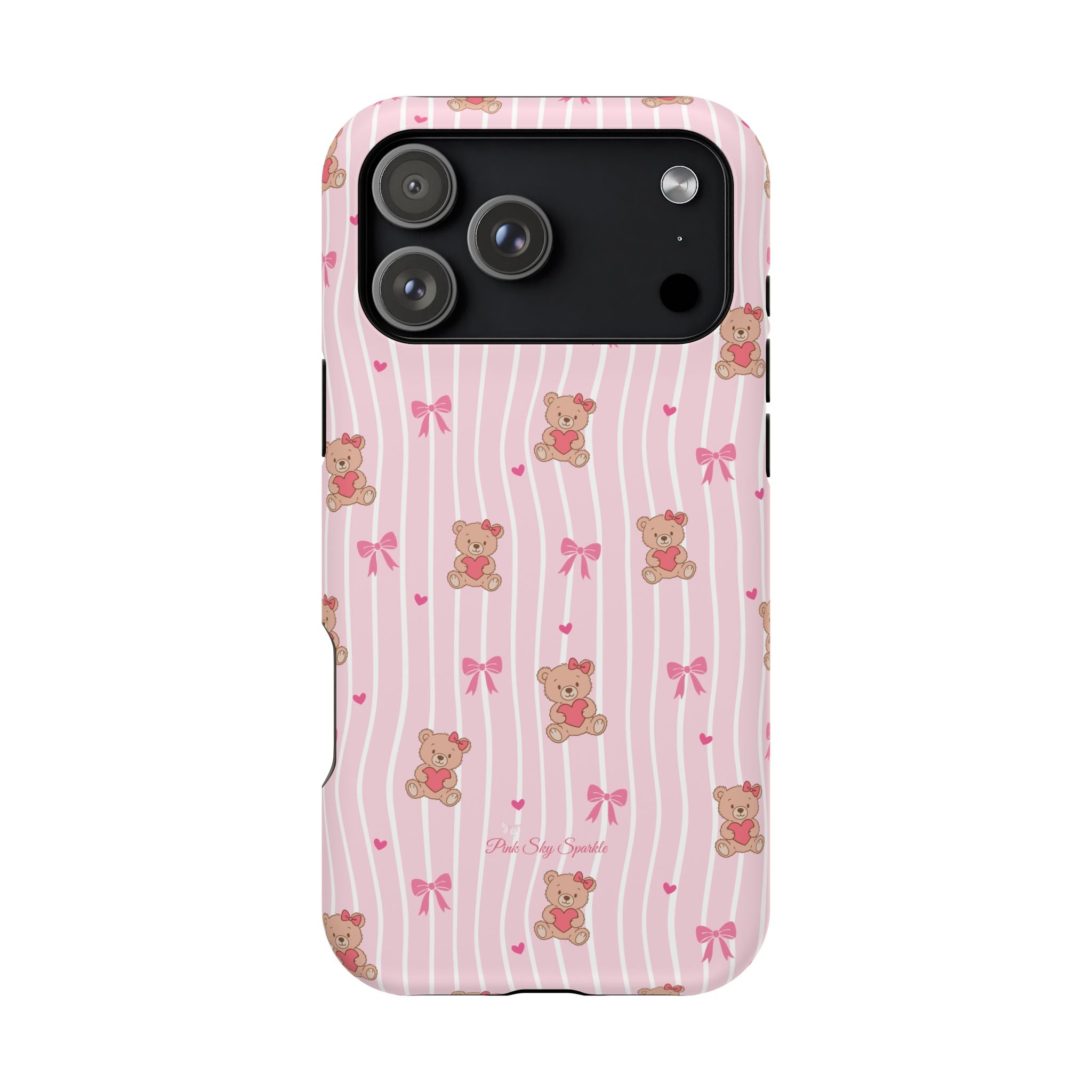 Teddy Hearts Magnetic iPhone Case