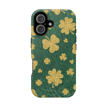 Shamrock Sparkle Magnetic iPhone Case