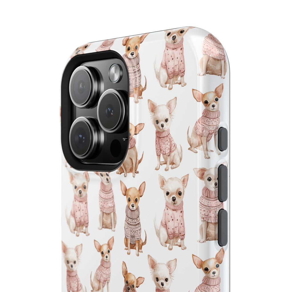 Fancy Toy Chihuahua Magnetic iPhone Case