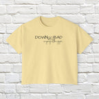 Down Bad Crying at the Gym Women's Boxy Tee