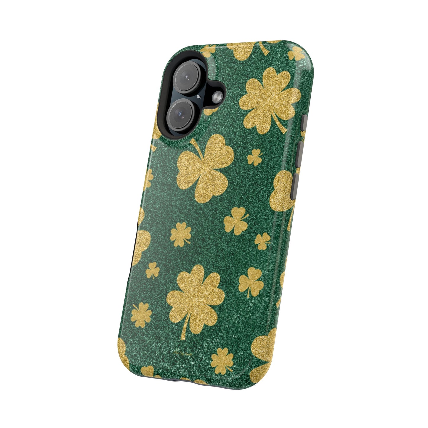 Shamrock Sparkle Magnetic iPhone Case