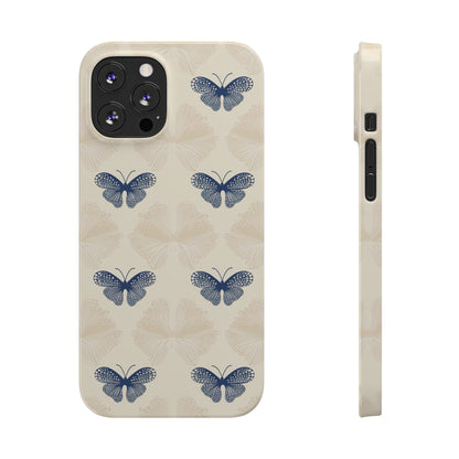 Midnight Flutter Slim iPhone Case