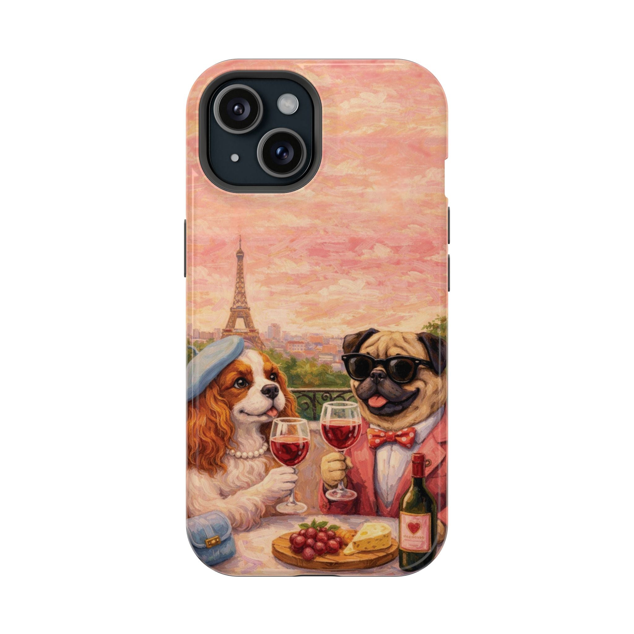 From Paris, With Love | Dogs & Wine Magnetic iPhone Case