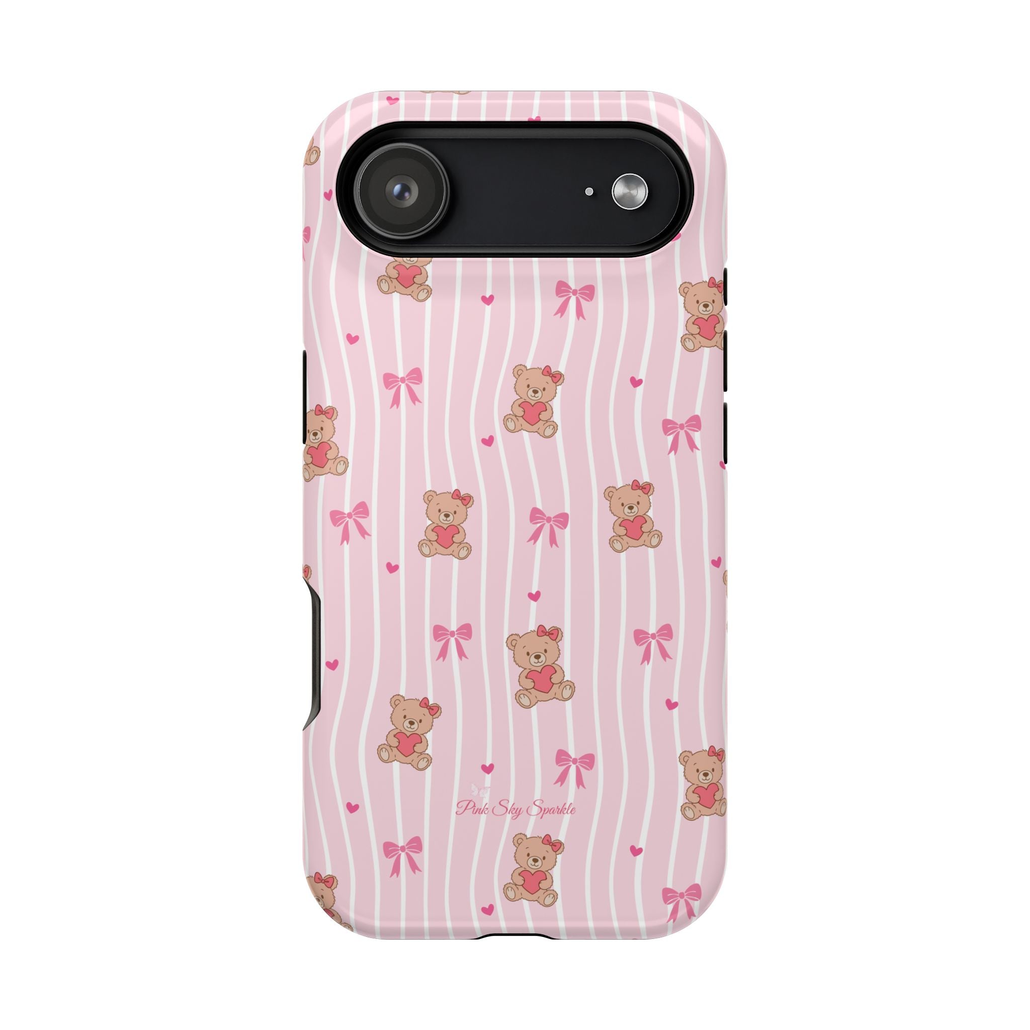 Teddy Hearts Magnetic iPhone Case