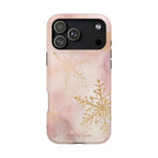 Pink & Gold Winter Wonderland Magnetic iPhone Case
