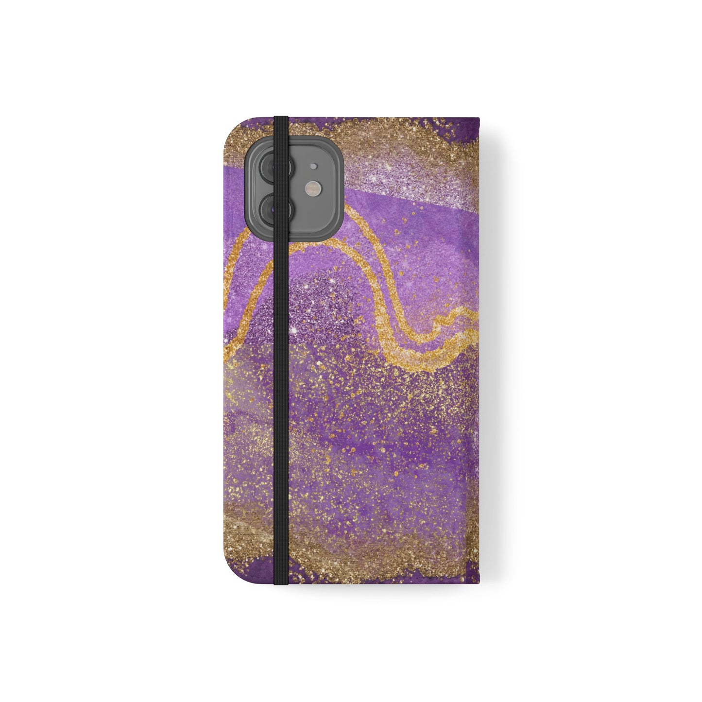 Amethyst Sparkle Wallet Flip Case-Phone Case-Printify-PINK SKY SPARKLE-Protective wallet flip case for smartphones with 360° protection, fold-over design, card slots, and stylish pattern options. Perfect for adding a fashionable touch while keeping your phone safe. Available in a variety of designs including bold, elegant, and chic styles.