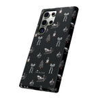 Sleigh in Grey Samsung Galaxy Phone Case – Chic Monochrome Christmas Edition