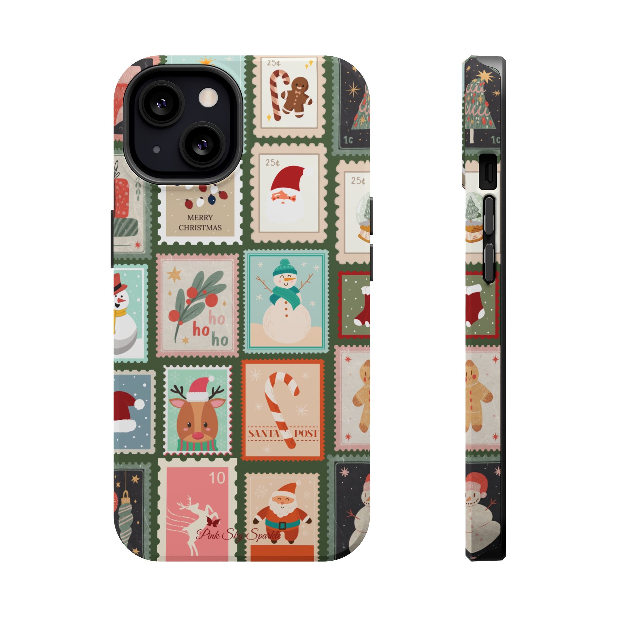 Santa’s Stamp Collection Magnetic iPhone Case