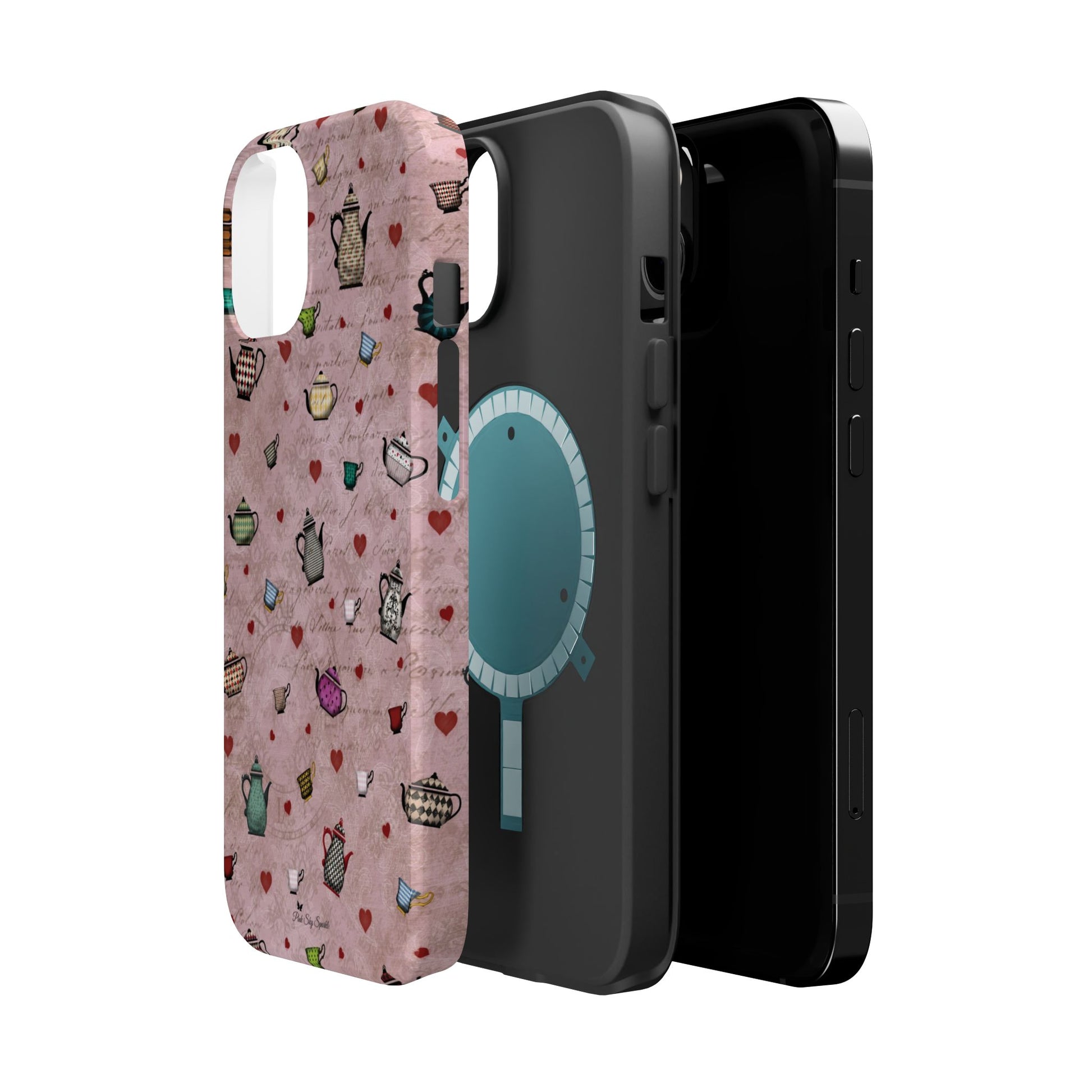 Tea Hearts Magnetic iPhone Case