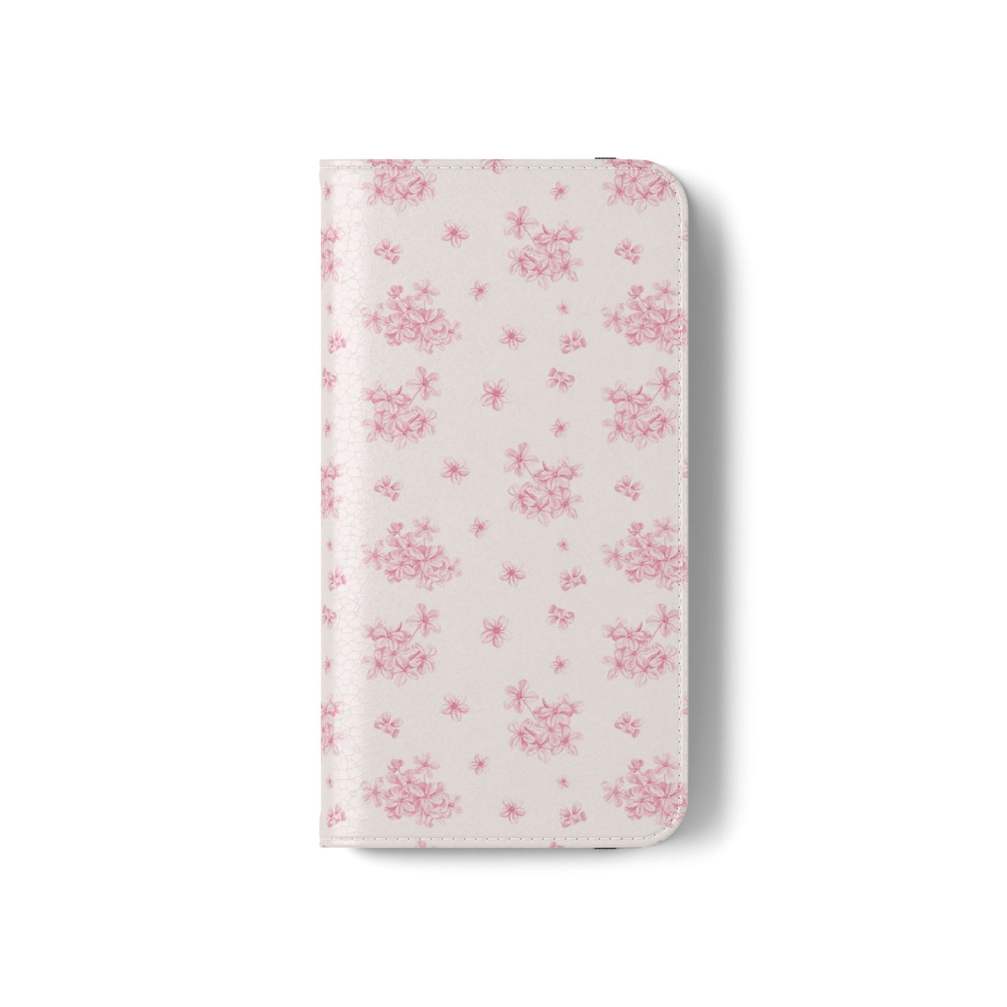 Pink Bloom Wallet Flip Case for iPhone