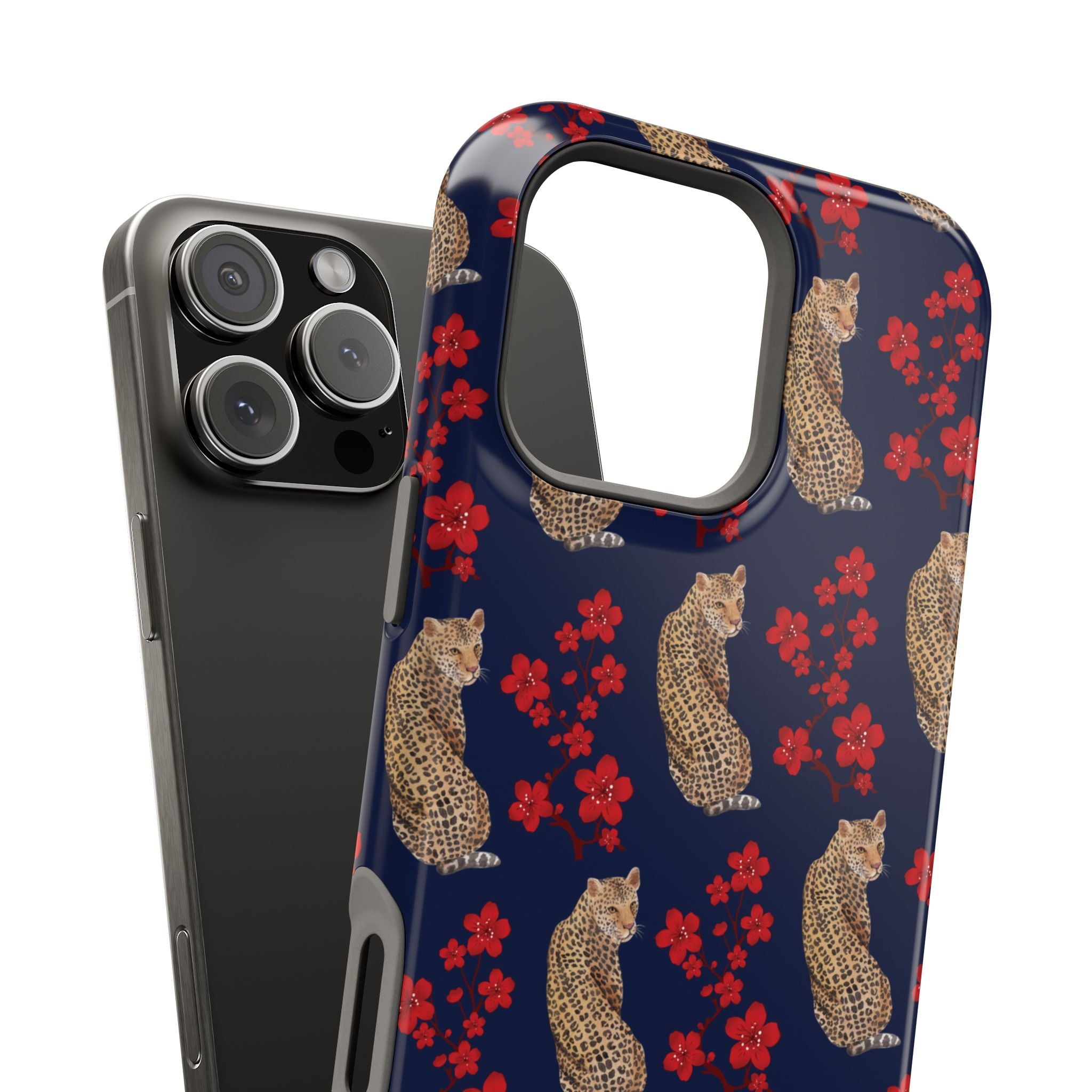 Funda magnética para iPhone Crimson Jungle