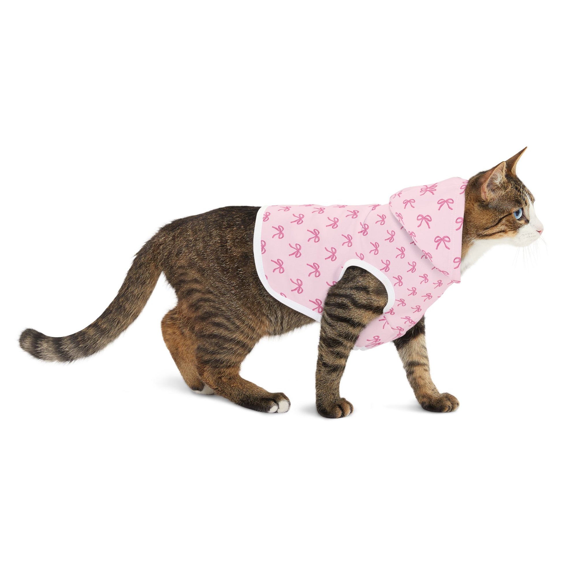 Cute Pink Bow Pet Hoodie