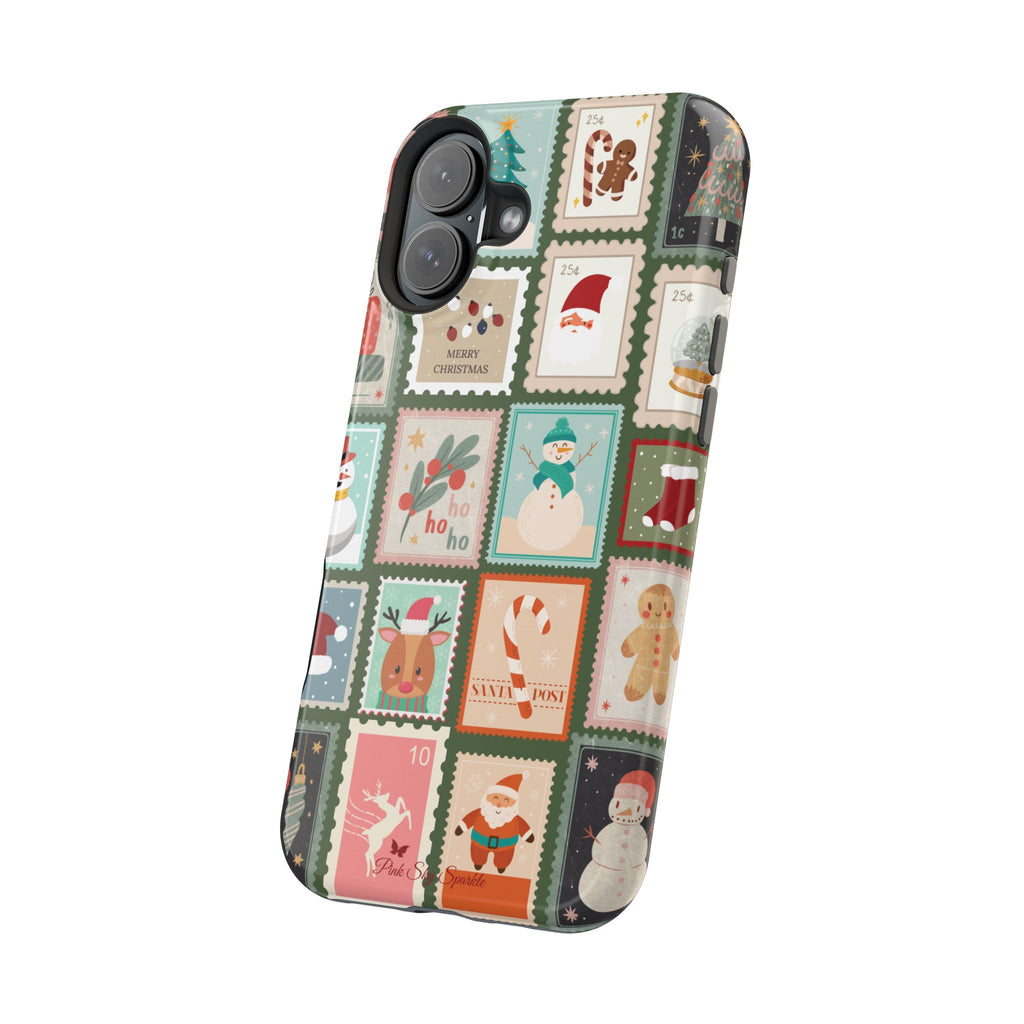 Santa’s Stamp Collection Magnetic iPhone Case