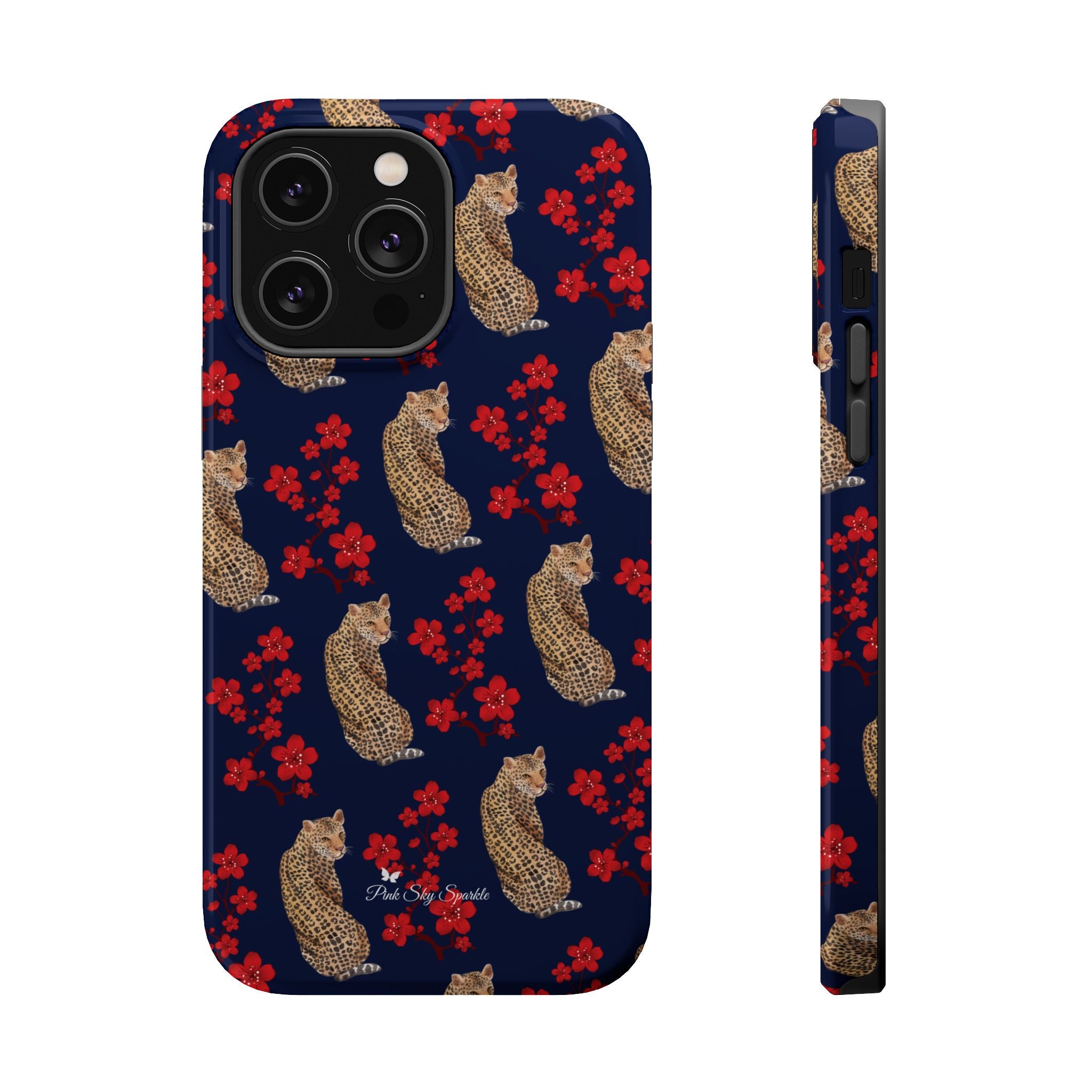 Funda magnética para iPhone Crimson Jungle