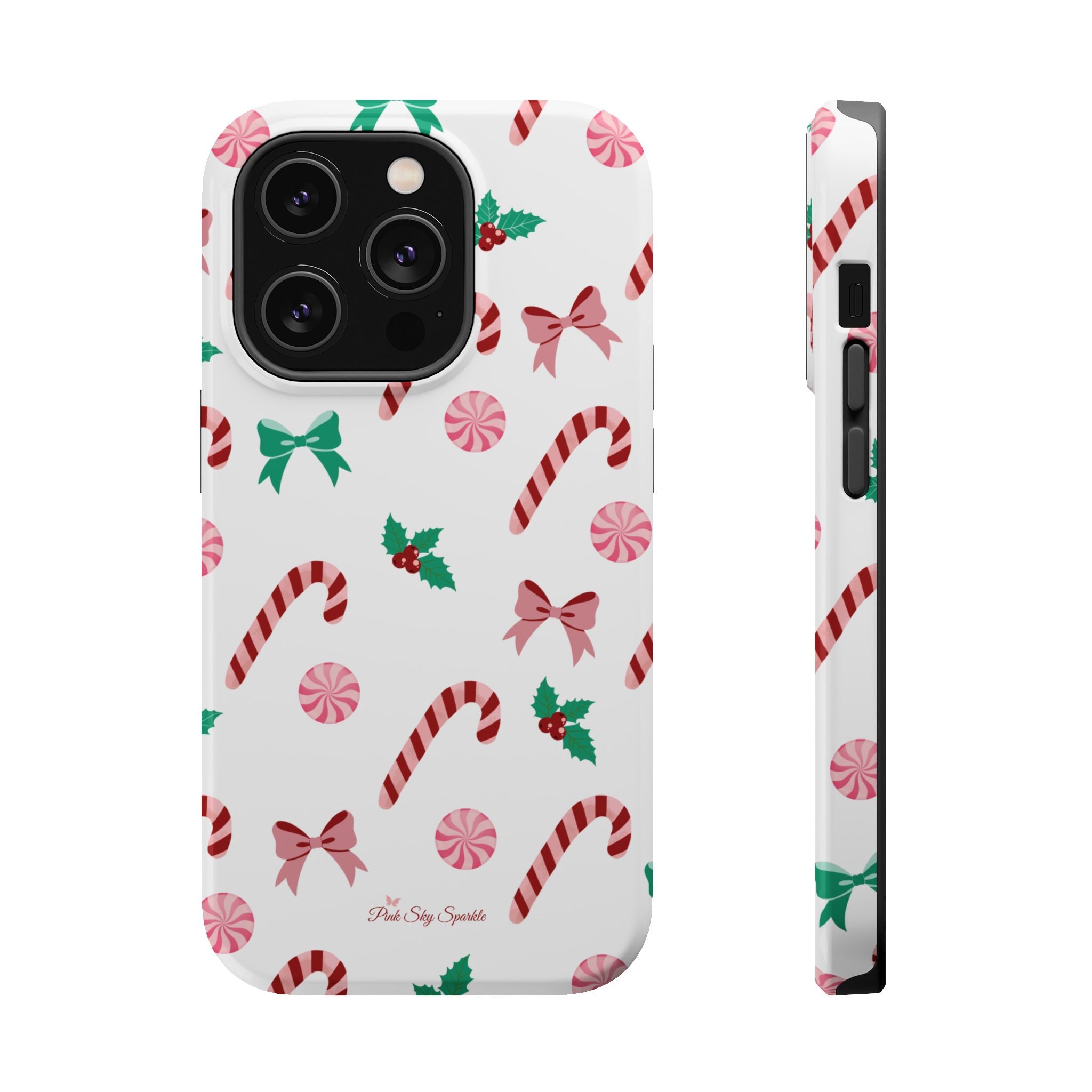 Candy Cane Lane Magnetic iPhone Case – Sweet Holiday Edition