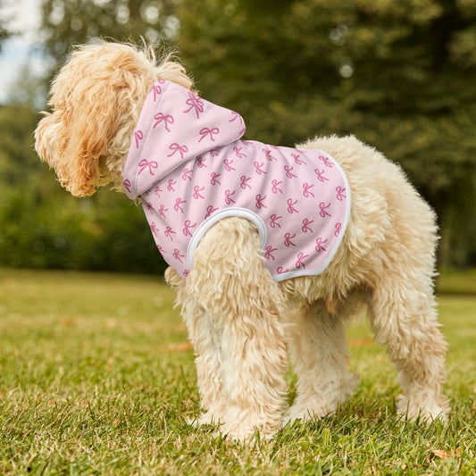 Cute Pink Bow Pet Hoodie