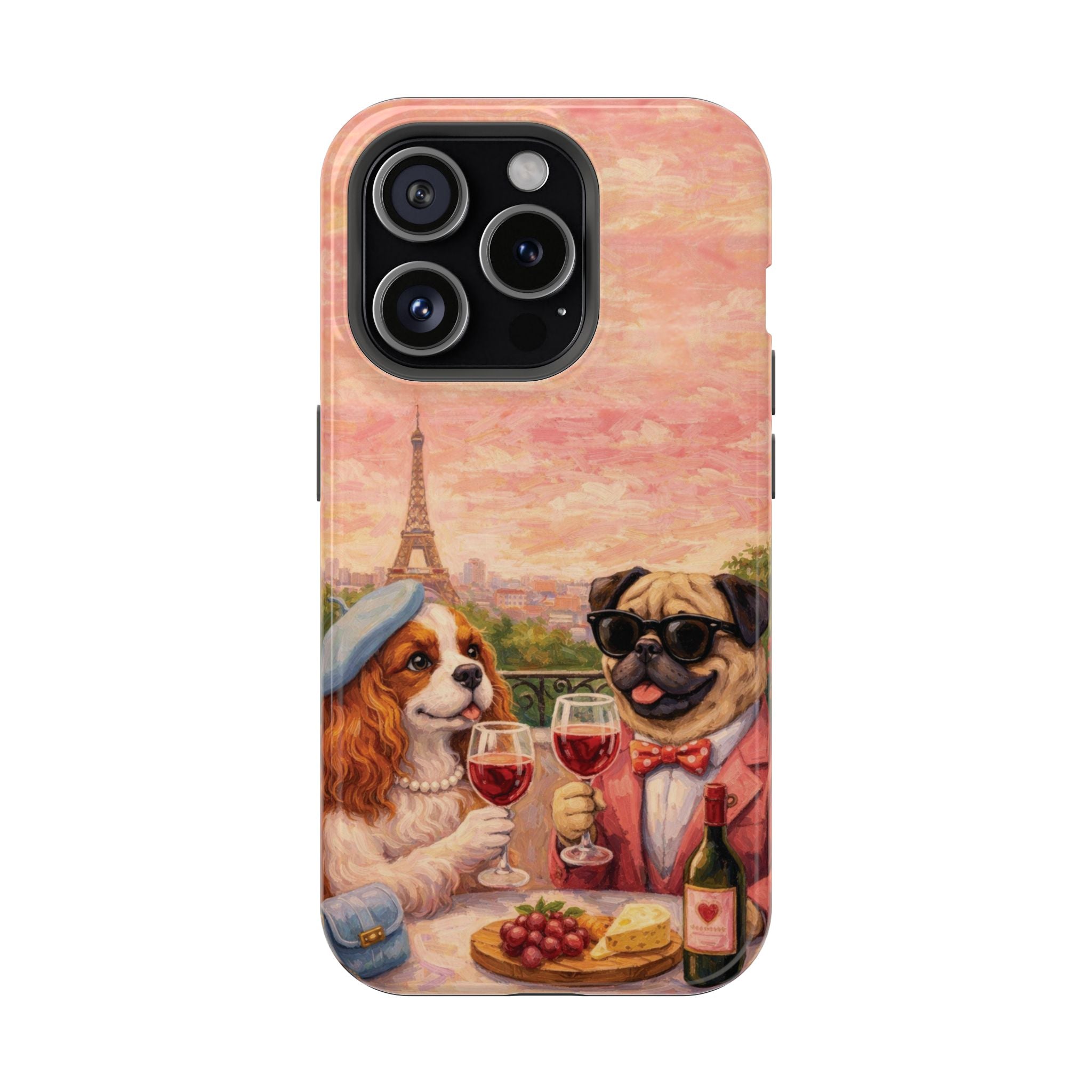 From Paris, With Love | Dogs & Wine Magnetic iPhone Case
