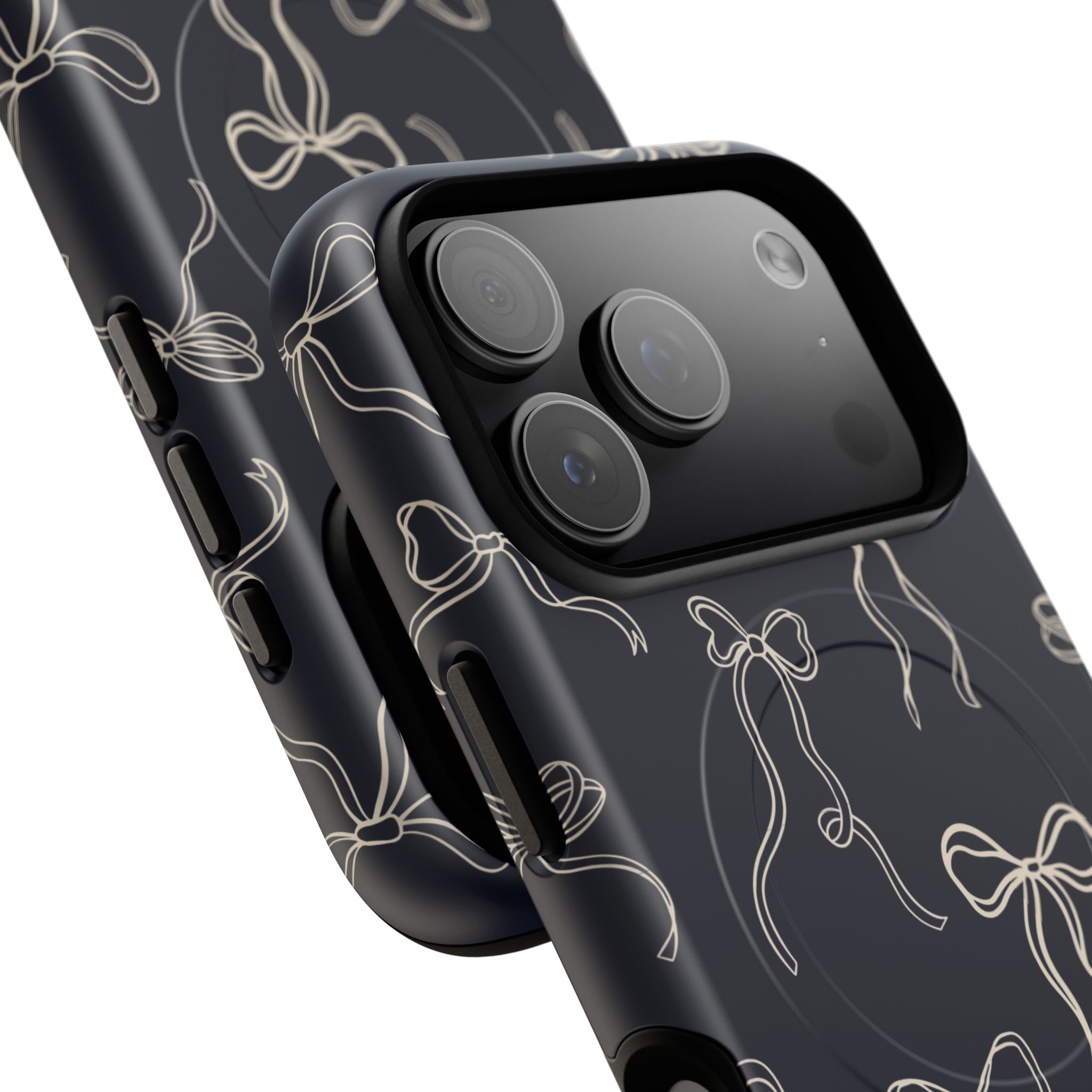 Funda magnética para iPhone con lazos de medianoche