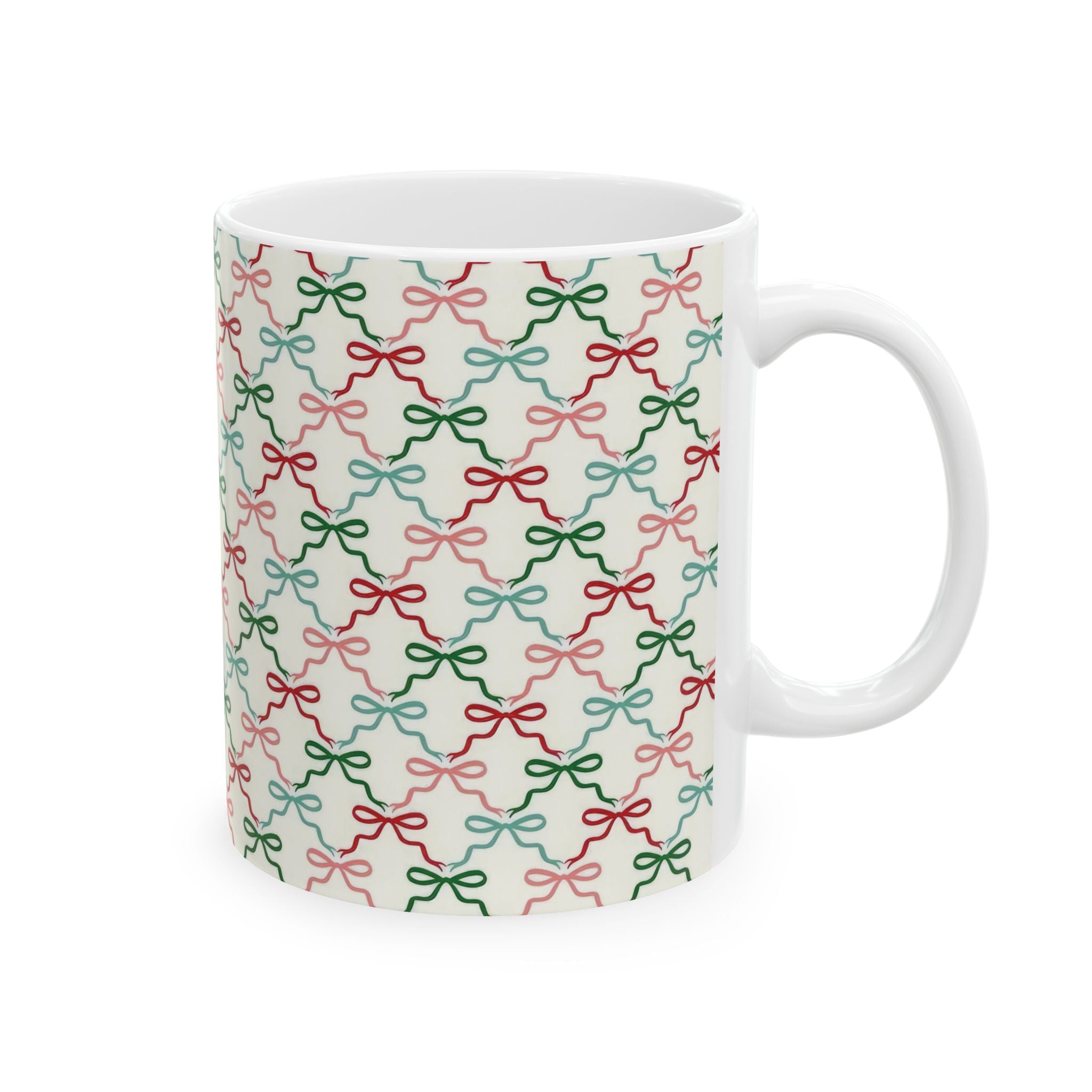 Festive Bows Ceramic Mug