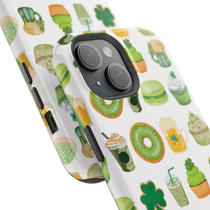 St. Patrick's Day Sips and Sweets Magnetic iPhone Case