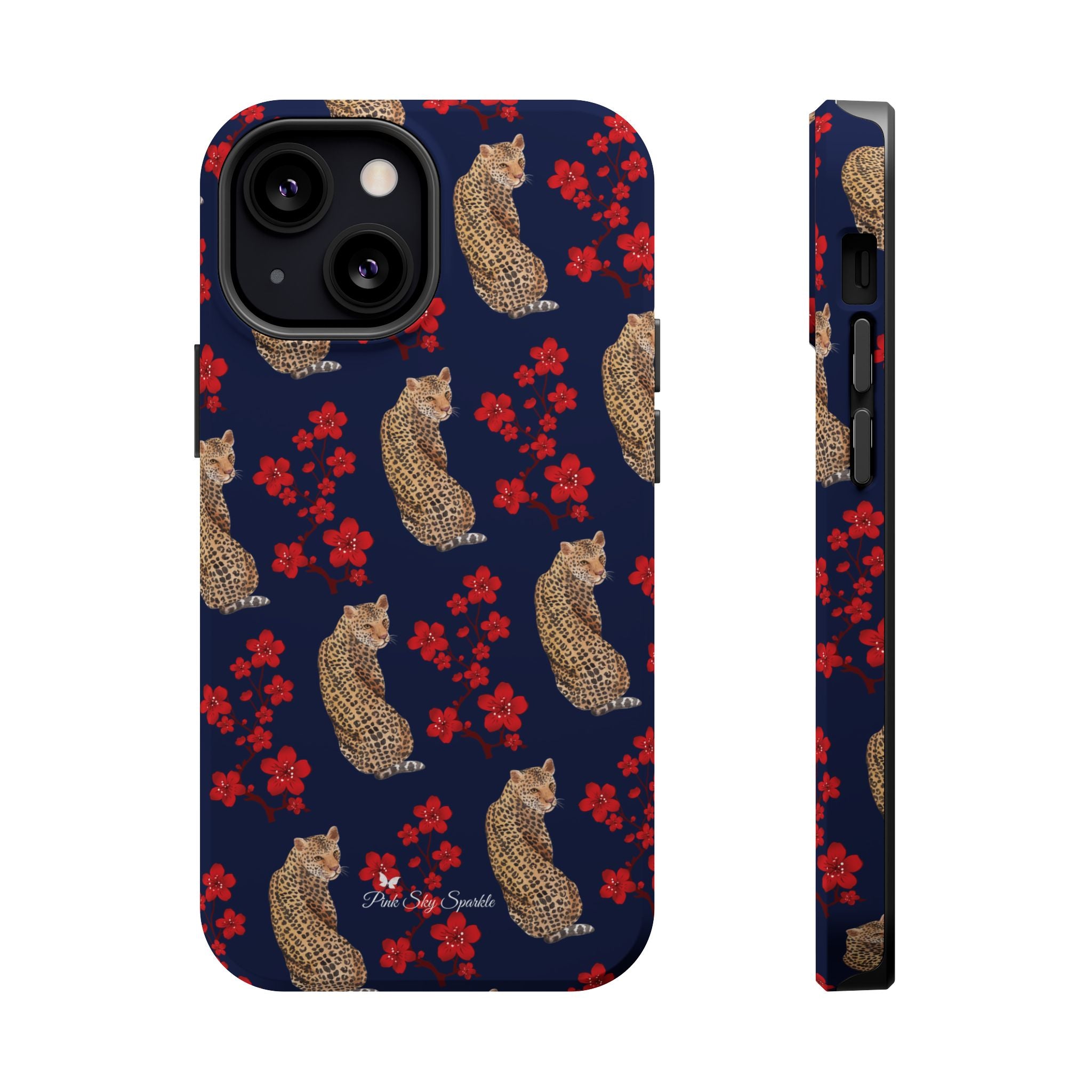 Funda magnética para iPhone Crimson Jungle