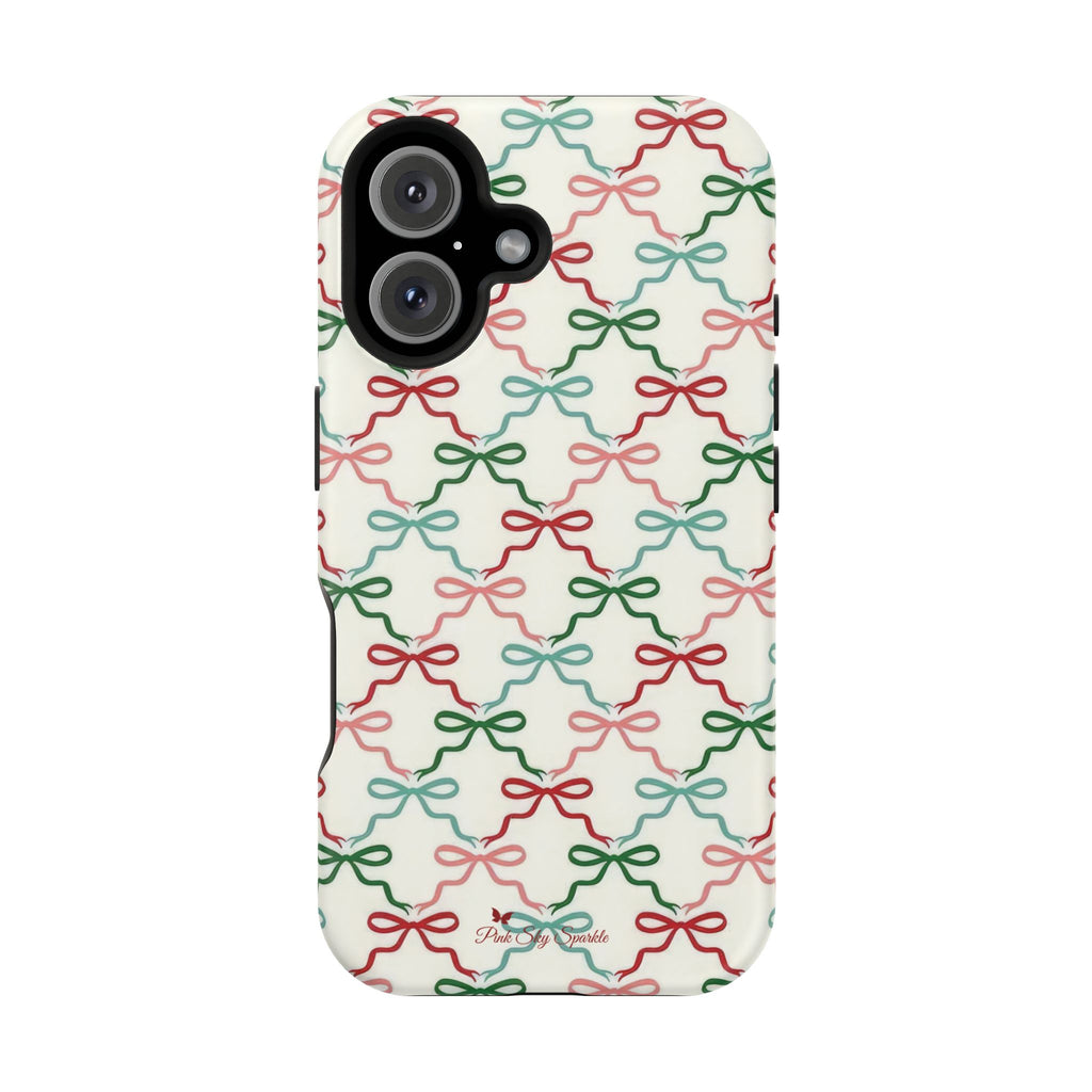 Festive Bows Magnetic iPhone Case