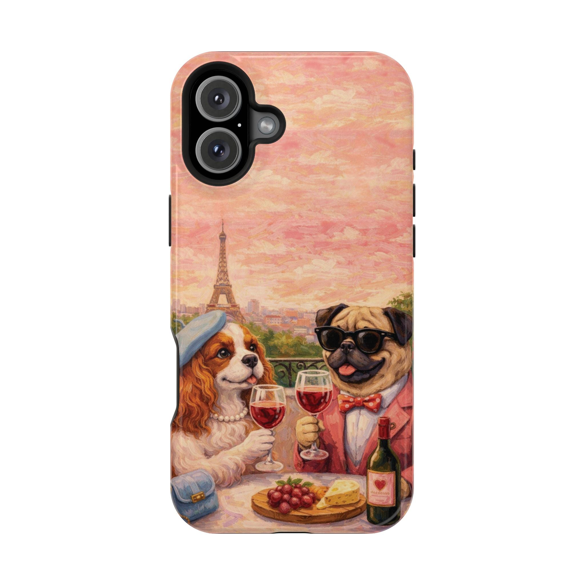 From Paris, With Love | Dogs & Wine Magnetic iPhone Case