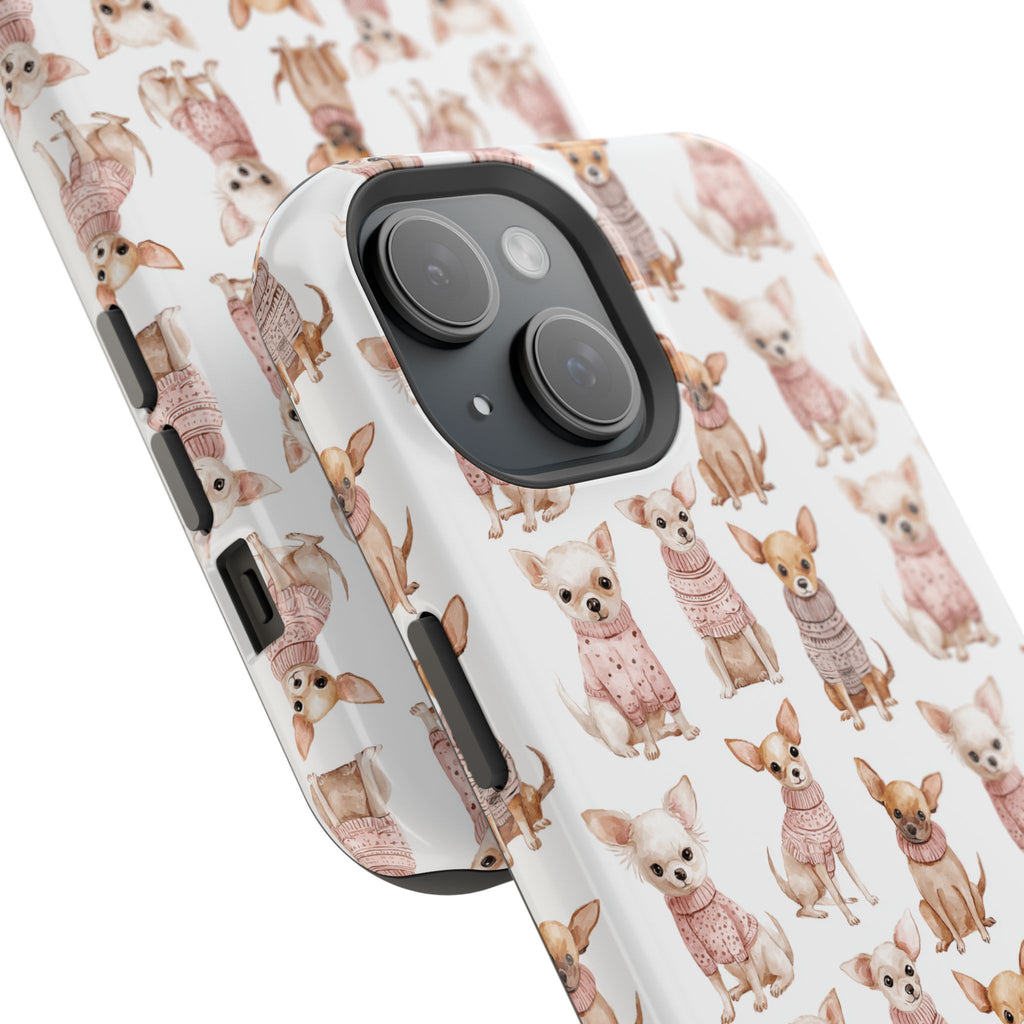 Fancy Toy Chihuahua Magnetic iPhone Case