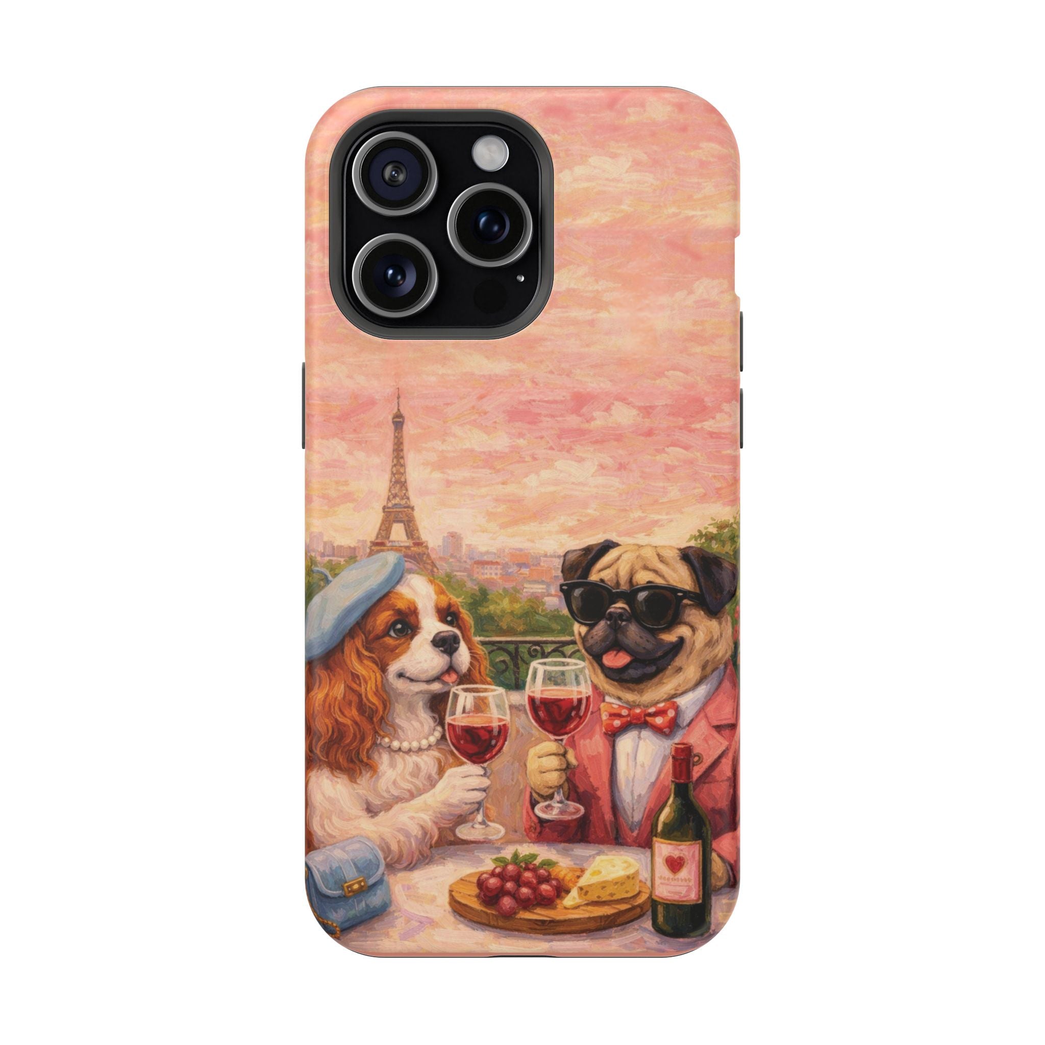 From Paris, With Love | Dogs & Wine Magnetic iPhone Case