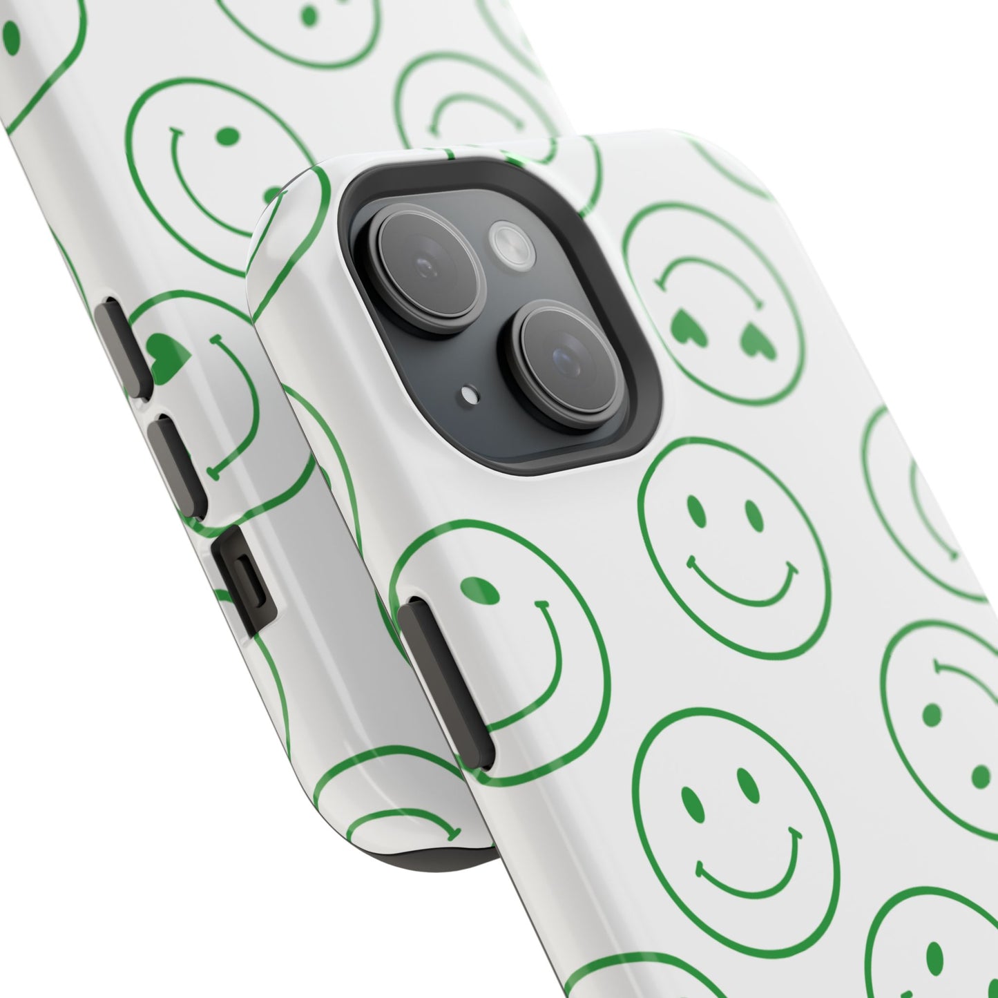 Green Smilies Magnetic iPhone Case