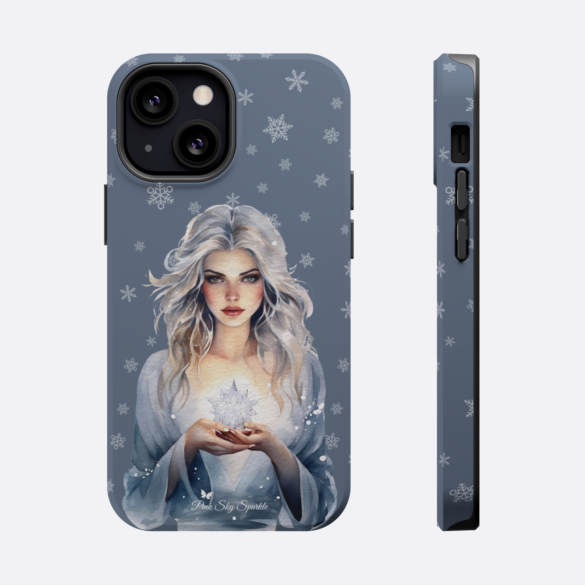 Coque magnétique pour iPhone Winter Witch