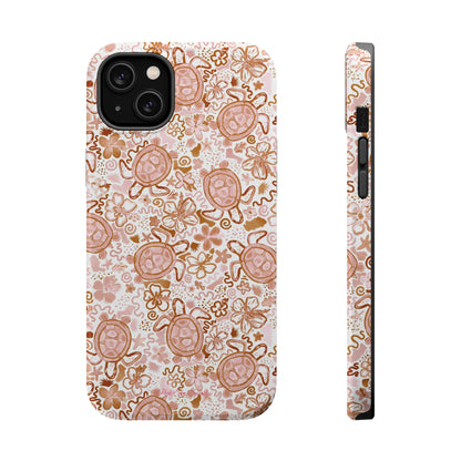Funda magnética para iPhone Turtle Time – Boho Chic