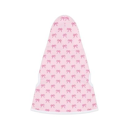 Cute Pink Bow Pet Hoodie