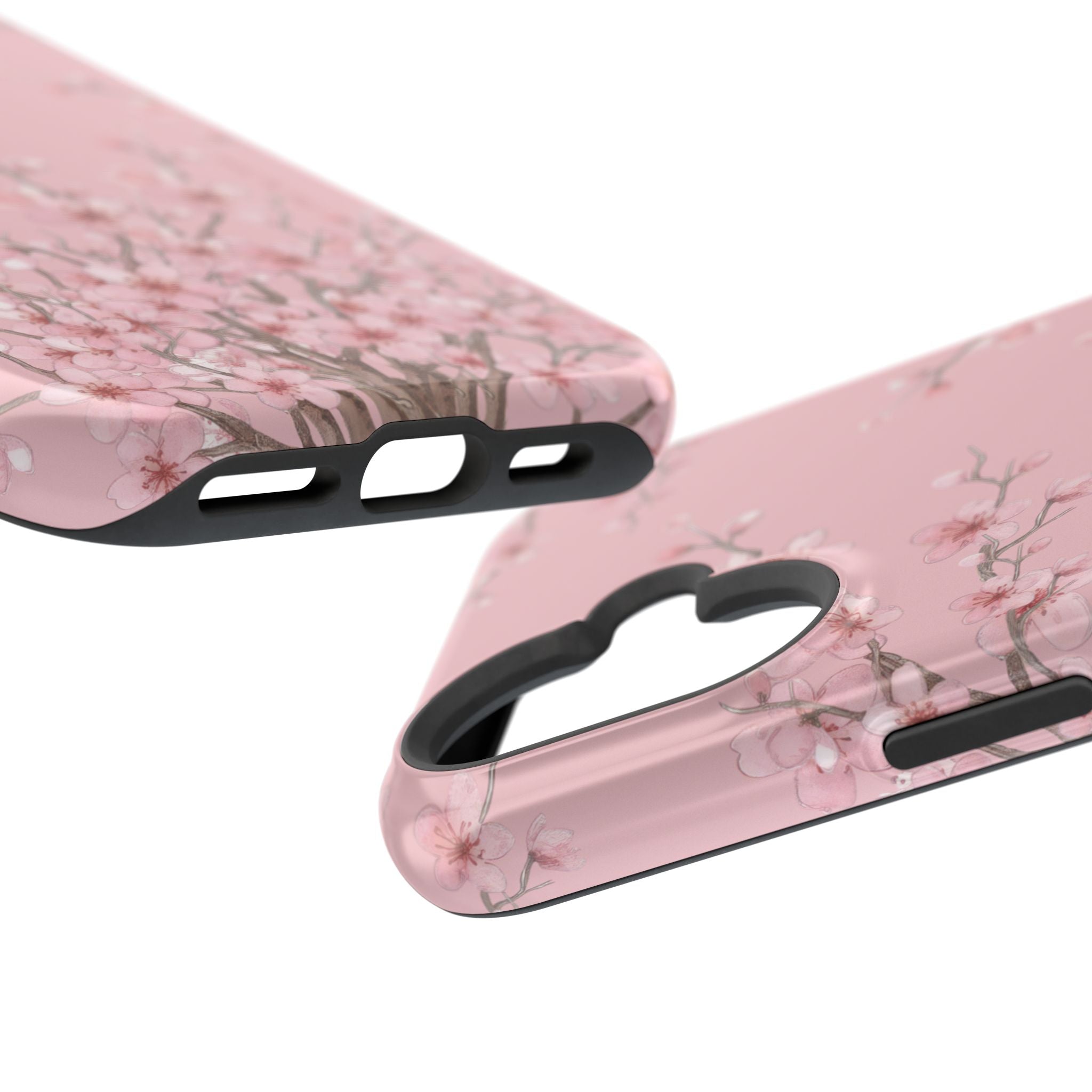 Pink Blossoms MagSafe-Compatible Magnetic iPhone Case