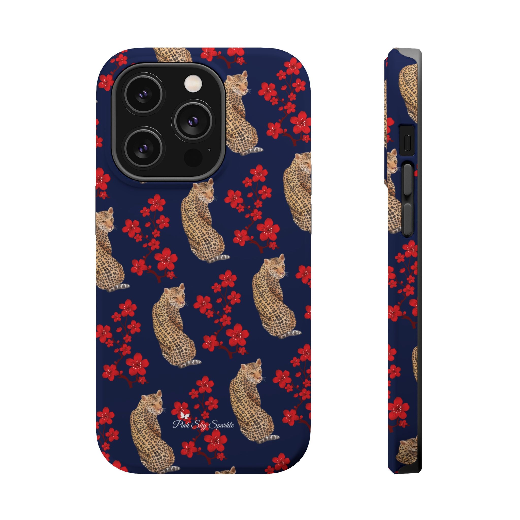 Funda magnética para iPhone Crimson Jungle