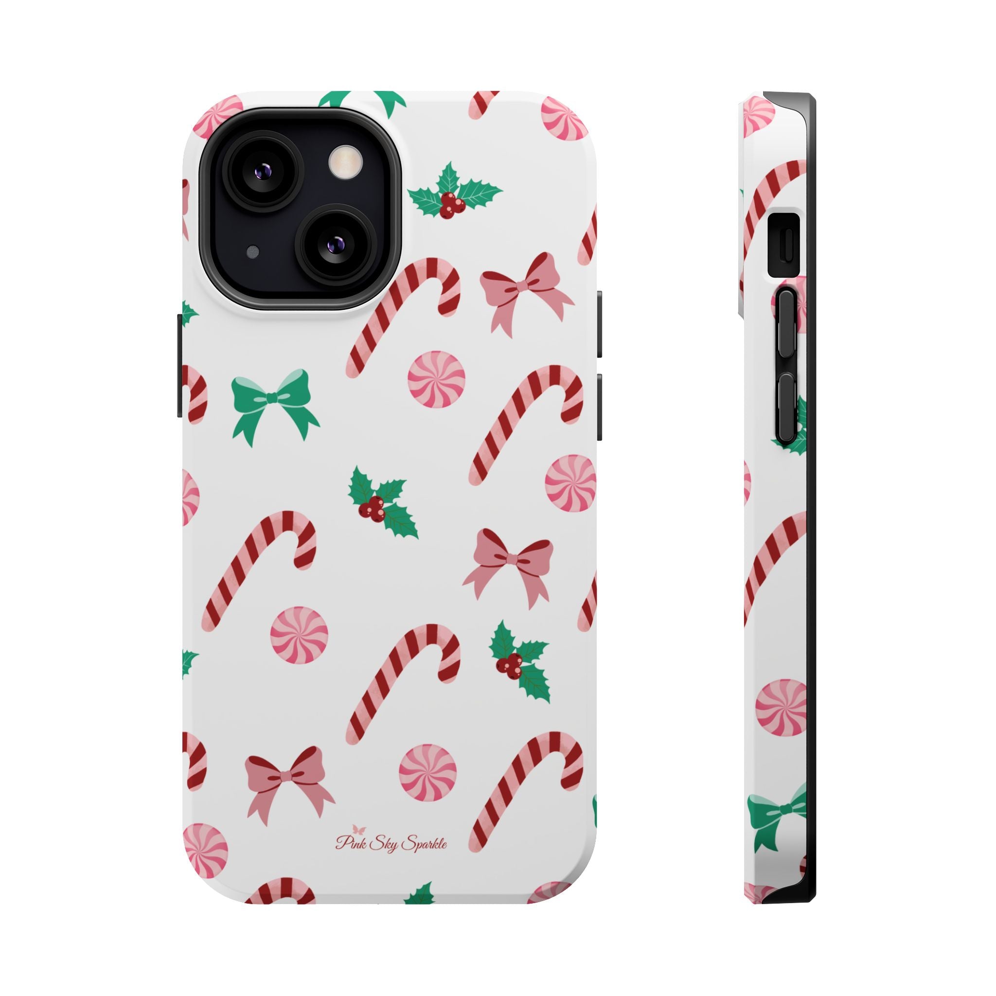 Candy Cane Lane Magnetic iPhone Case – Sweet Holiday Edition