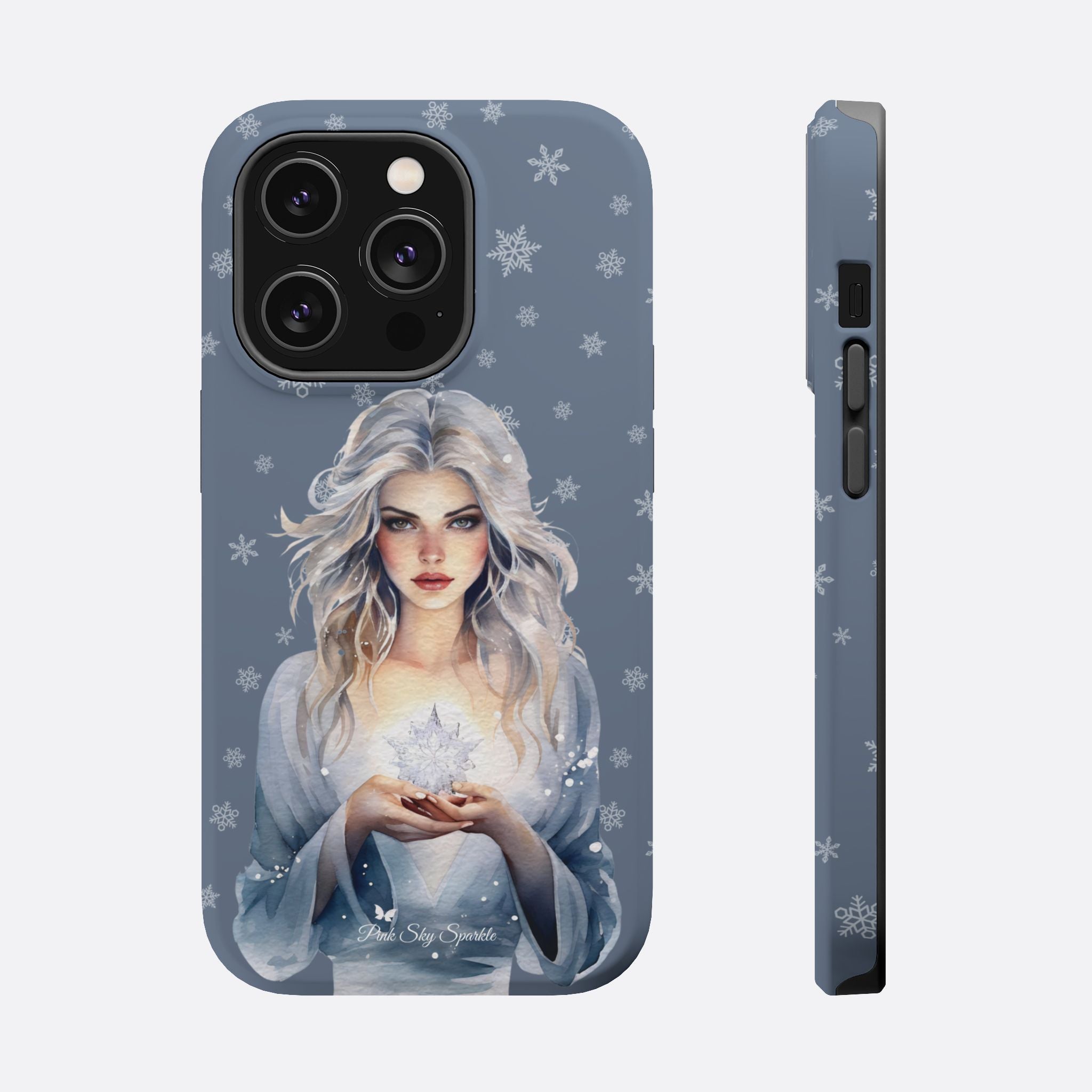 Coque magnétique pour iPhone Winter Witch