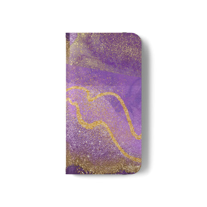 Amethyst Sparkle Wallet Flip Case-Phone Case-Printify-PINK SKY SPARKLE-Protective wallet flip case for smartphones with 360° protection, fold-over design, card slots, and stylish pattern options. Perfect for adding a fashionable touch while keeping your phone safe. Available in a variety of designs including bold, elegant, and chic styles.